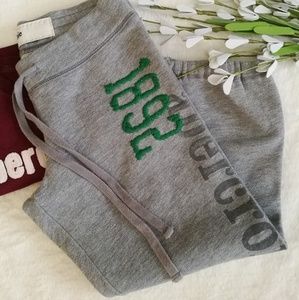 Abercrombie girls cropped sweatpants
